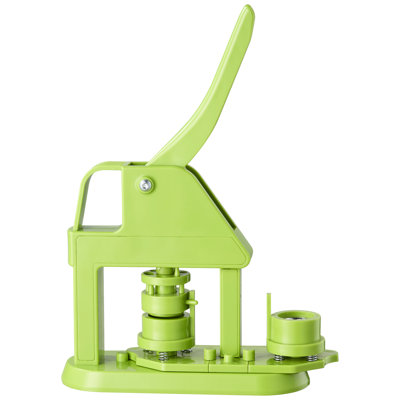 Machine à boutons, 0,98 po, machine à épingler en plastique avec 500 pièces de boutons, livre magique Mr. Panda, coupe-cercle et clés hexagonales, poignée ergonomique renforcée, pour badges de bricolage, épingles personnalisées