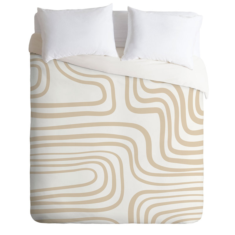 Couette simple neutre Iveta Abolina, Housse simple et 1 taie décorative