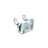 1.125"W x 0.5"D x 0.75"H Plastic U-Hook: 0.148" Diameter, 20-Pack