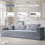 Canapé de 90 po sans os, canapé-lit 3 places en velours côtelé à assise profonde - sans assemblage, canapé en mousse sans cadre pour salon, chambre à coucher, appartement, dortoir, bureau-344933501