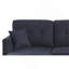 Canapé-lit modulaire, bleu foncé