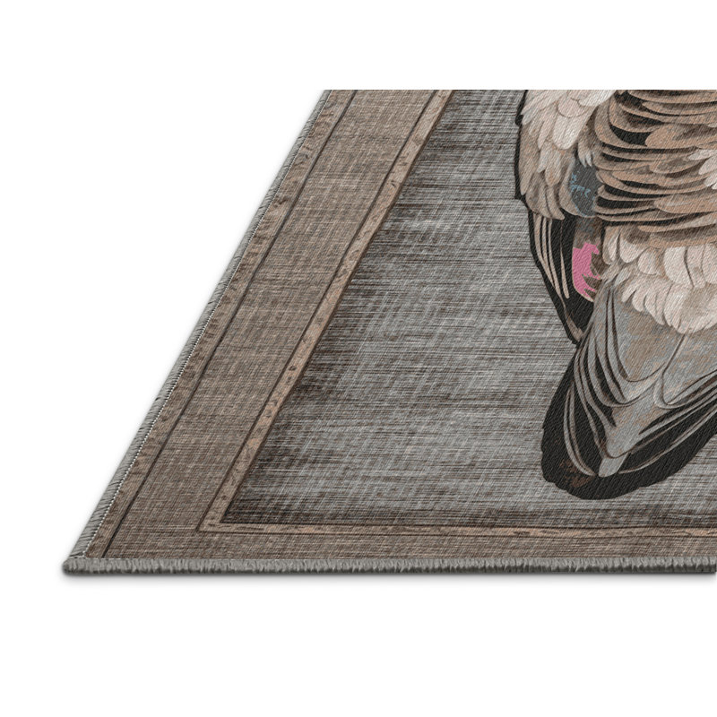  Tapis lavable Cape Turtle Dove Birds, Rectangulaire 3 pi x 5 pi