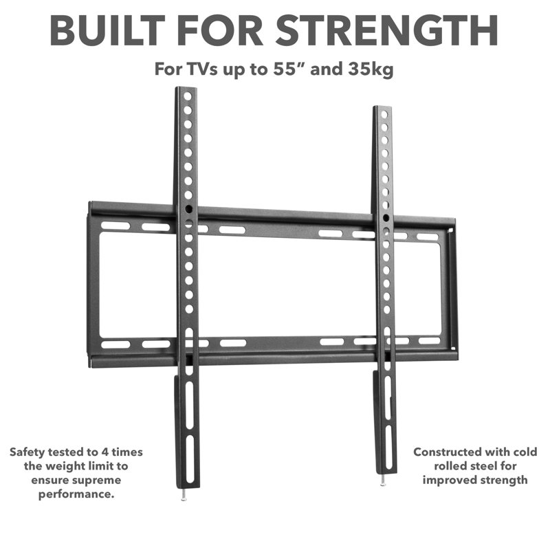 Talisha Symple Stuff Single Screen Wall Mount