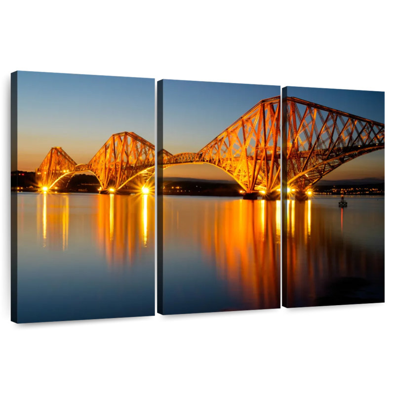 Forth Cantilever Bridge At Dawn