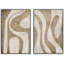 «Mid-Century Women With Jungle Cats», 2 pièces sur toile-99016352-99016350