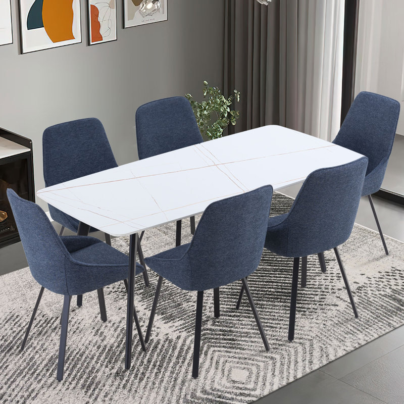 Ensemble de salle à manger 6 personnes (ensemble de 7)