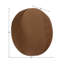 Oreiller rond brun Qiviut-134255473