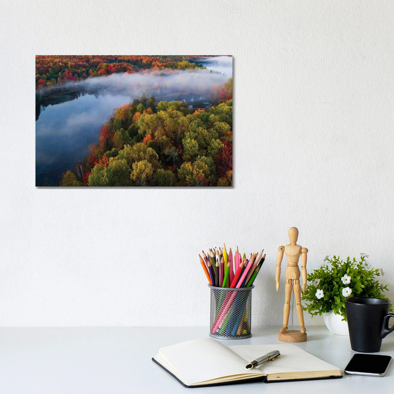 Autumn Symphony II by John Fan - Wrapped Canvas Print, 20.32cm H x 30.48cm W x 1.905cm D