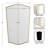 Tapered Metal Wall Mirror