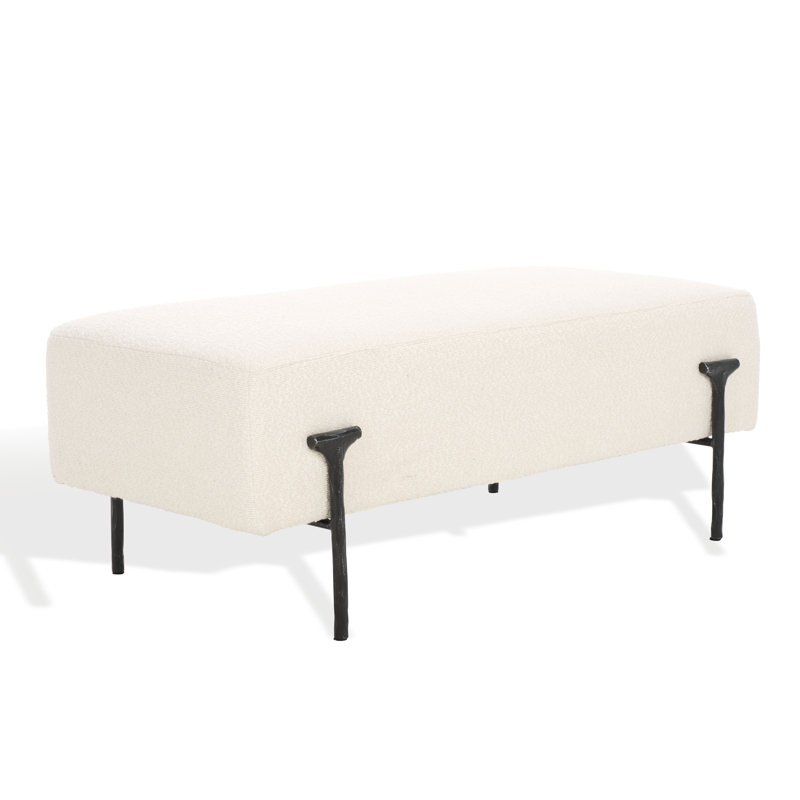 Jessa Boucle Bench, Black