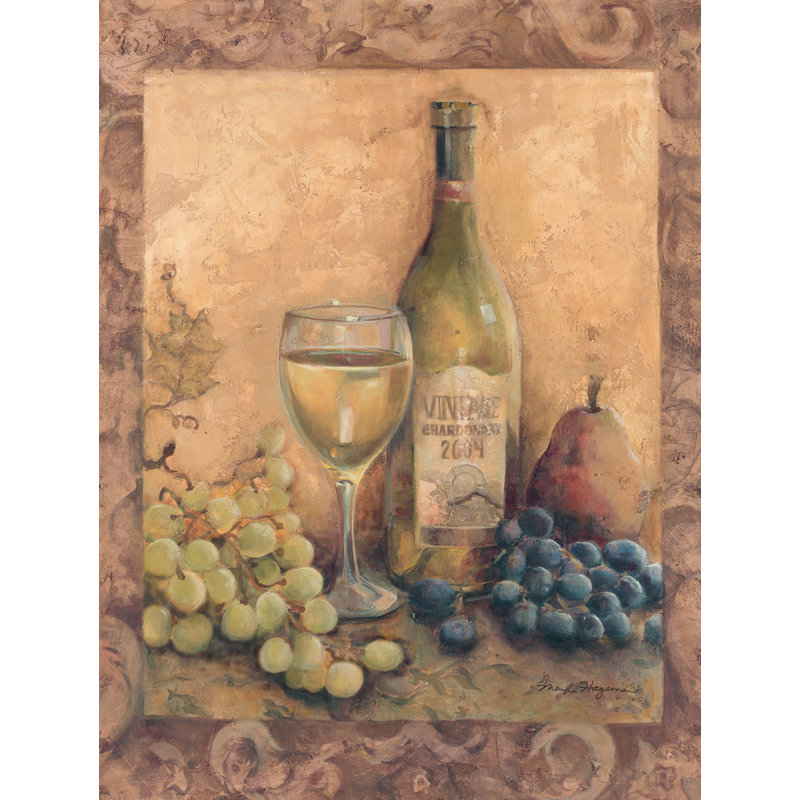 «Napa Wines I on Canvas» par Marilyn Hageman, reproduction, H 48 po x l 36 po