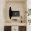 Armoire de salle de bain 31,5 pouces en métal noir mat avec miroir et tablettes réglables