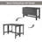 Farmhouse Style Extendable Dining Table With Drop Leaf For Small Spaces-197492736