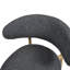  Chaise rembourrée Olimpio - Tissu bouclé gris-208652163