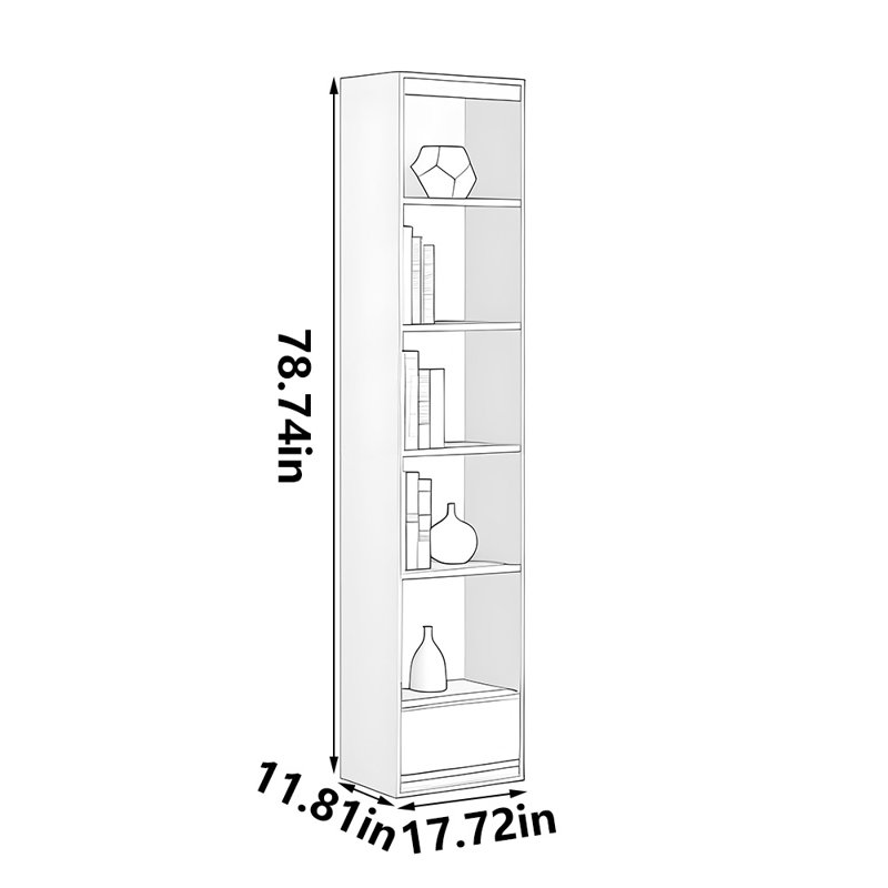 Large capacity high appearance level bookcase
