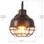 Luminaire de grange bronze huilé à 1 lumière à intensité variable Karns