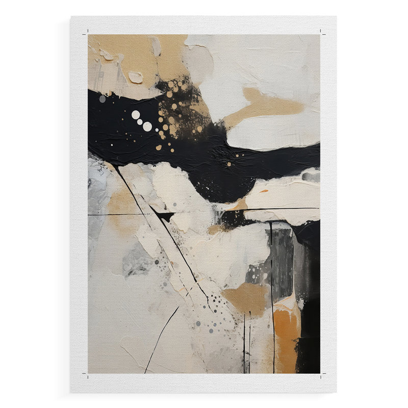 ABSTRACT Series DI - Impression sur toile seulement - NON-CADRE, H 60 po x l 40 po