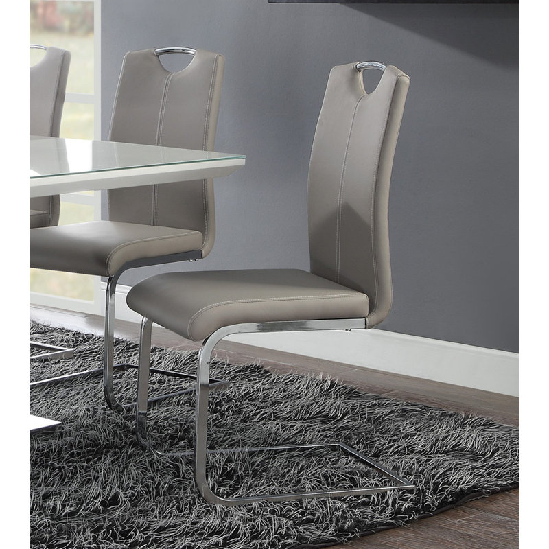 Ensemble de chaises d'appoint 2 pièces en métal
