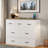 Multi-functional Foldable Murphy Bed  With Charging Station And 1 Large Storage Drawer-230405328-230405330