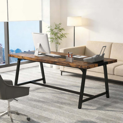 Industrial Style Meeting Table,Office Computer Desk,Conference Table