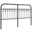 Vidaxl Metal Replace Headboard Black 180 Cm-101181636-124390193