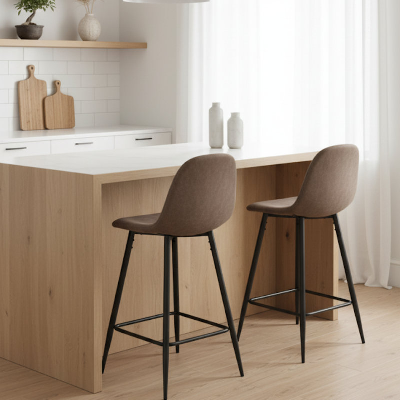 Aatami 64cm Bar Stool, Dove Grey