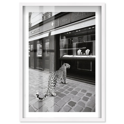 «Jeweled Jungle's Gaze Shadowbox Print» par Notoriart