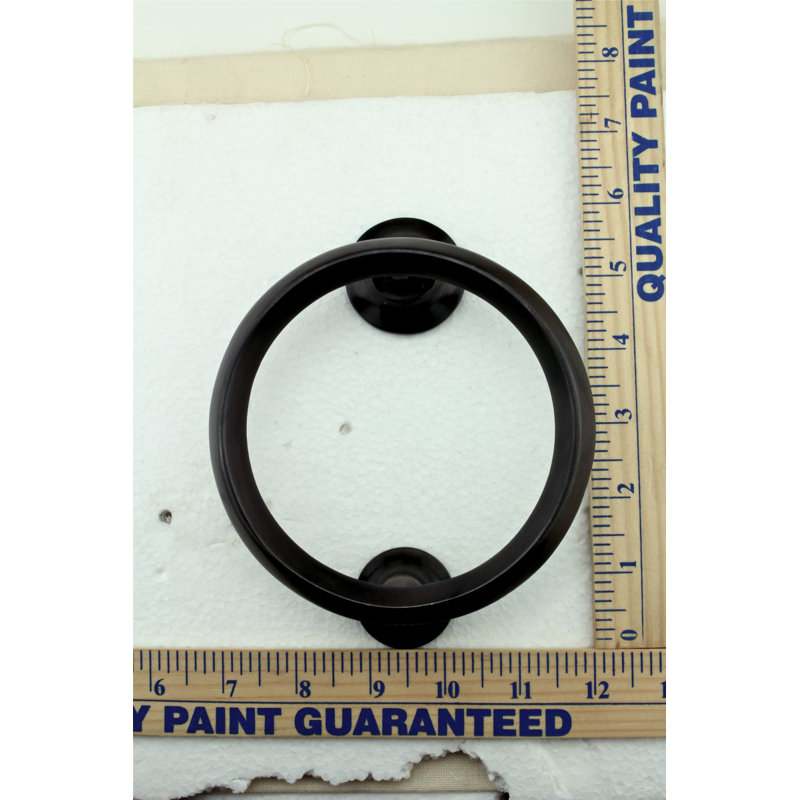 Oil Rubbed Bronze Round Beveled Brass Door Knocker