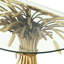 Bonheur 35'' W Glass Console Table