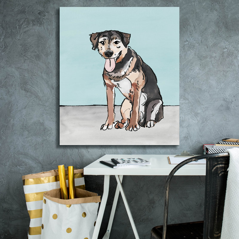  «Pet Portrait 1» par Annie Warren, art mural sur toile, 26 po x 30 po, H 30 po x l 26 po