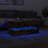Coffee Table With LED Lights Smoked Oak 35.4"X19.7"X15.7"