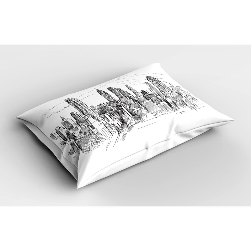 Nyc Polyester Sham Set, Twin