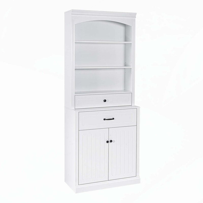 Versatile Bathroom Storage Cabinet with Multiple Compartments and Customizable Shelves