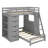 Twin-Over-Twin Bunk Bed Integrated With LED Lighting-114446972
