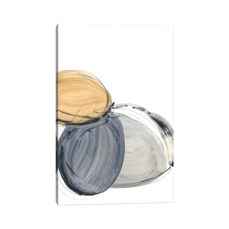 « Sienna & Slate II » par Ethan Harper, reproduction d’art, Toile tendue, Pas de tapis, H 48 po x l 32 po x P 1,5 po