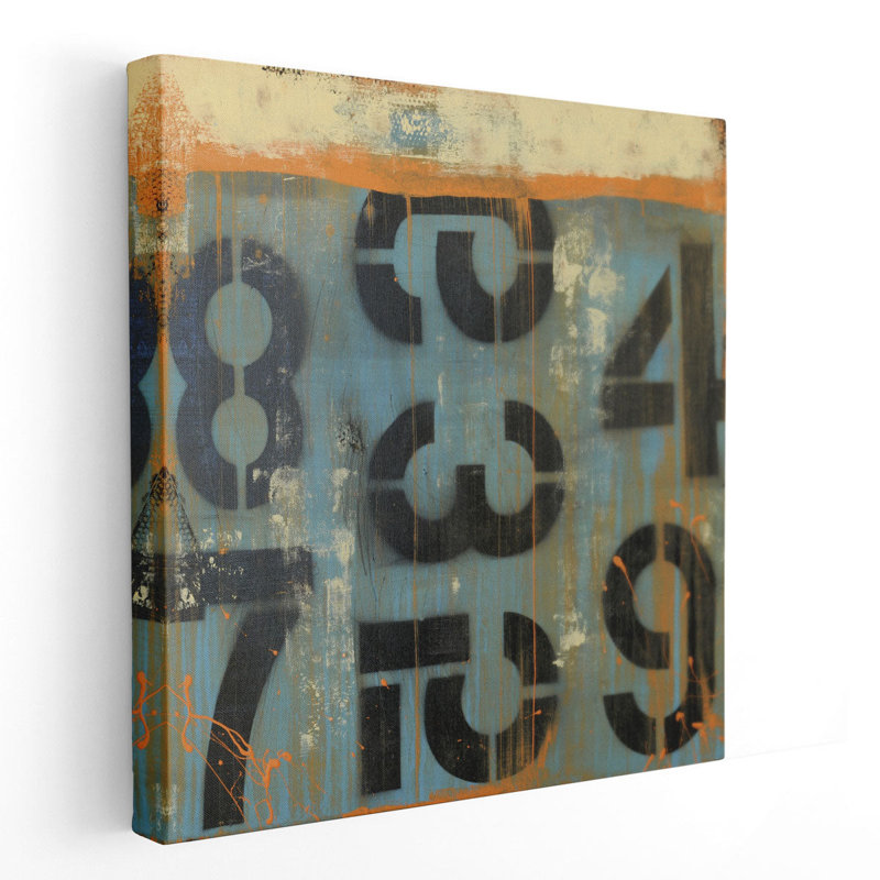 Carte de pointage - reproduction d'art sur toile, H 12 po x l 12 po
