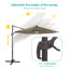 Destinnie 120'' Lighted Cantilever Umbrella-615049802