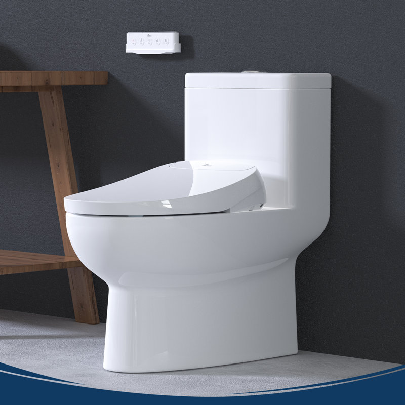 Discovery DLS Elongated Smart Bidet Toilet Seat, Heated Seat with Warm Water and Air Dryer