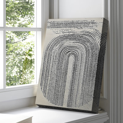 Toile tendue avec châssis abstrait CXCVI