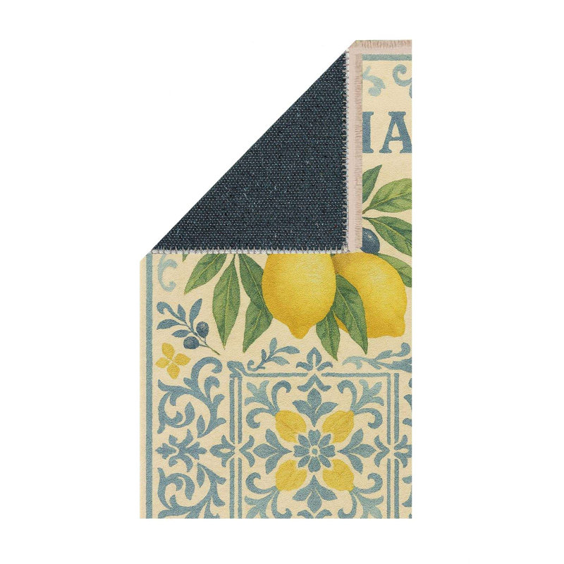 Sicilia Lemon & Olive Kitchen Mat