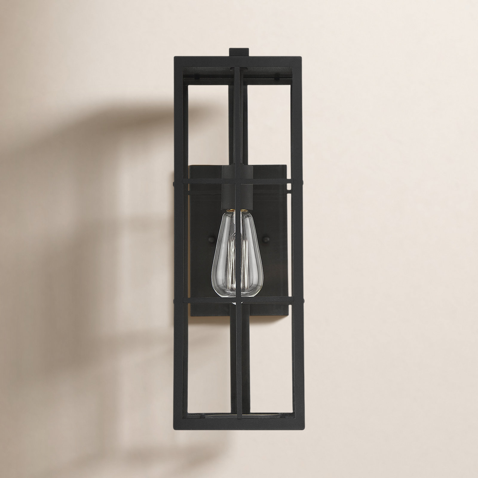 Sianna Outdoor Sconce, 18.5" H x 6" W x 9.25" D
