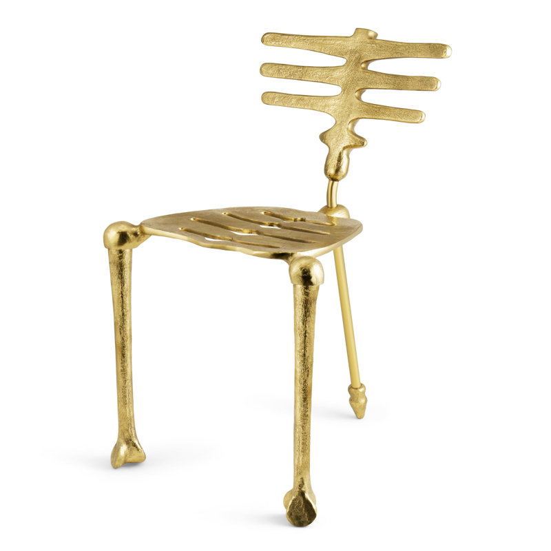 Flights of Fancy Skeleton Chair, Gold