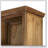 53x19x83" Cabinet Brown
