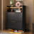 2 Flip Drawers With LED Light