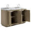 Corbin 30" Freestanding Single Bathroom Vanity with Carrara Marble Top-2135127177-2135127183-2135127284