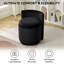 Fauteuil demi-tonneau pivotant rembourré avec rangement-1538664982-1510171286
