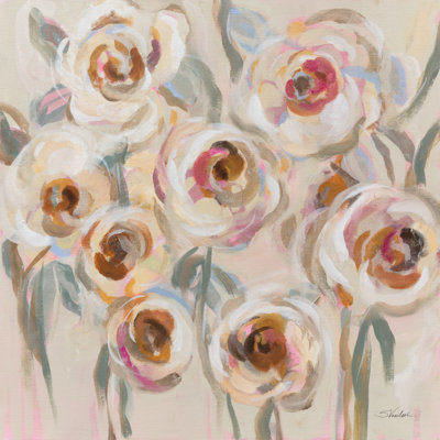 Fleurs blanches et rosées par Silvia Vassileva