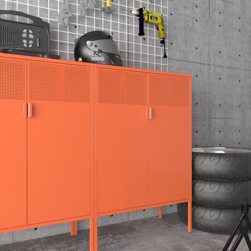 Casiers en acier, Orange