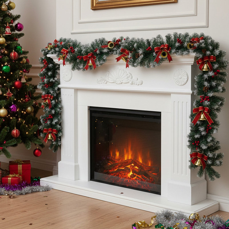 180cm Lighted Faux Garland with Lights