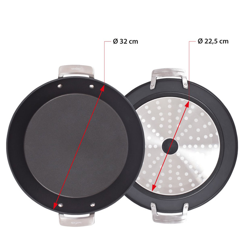 Valira 3L Non-Stick Aluminum Paella Pan